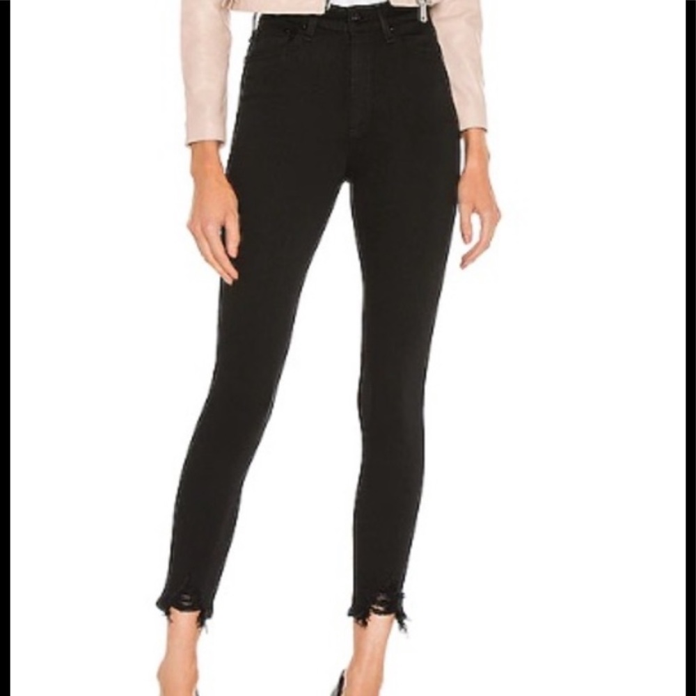 Rag & Bone skinny black jeans size 27